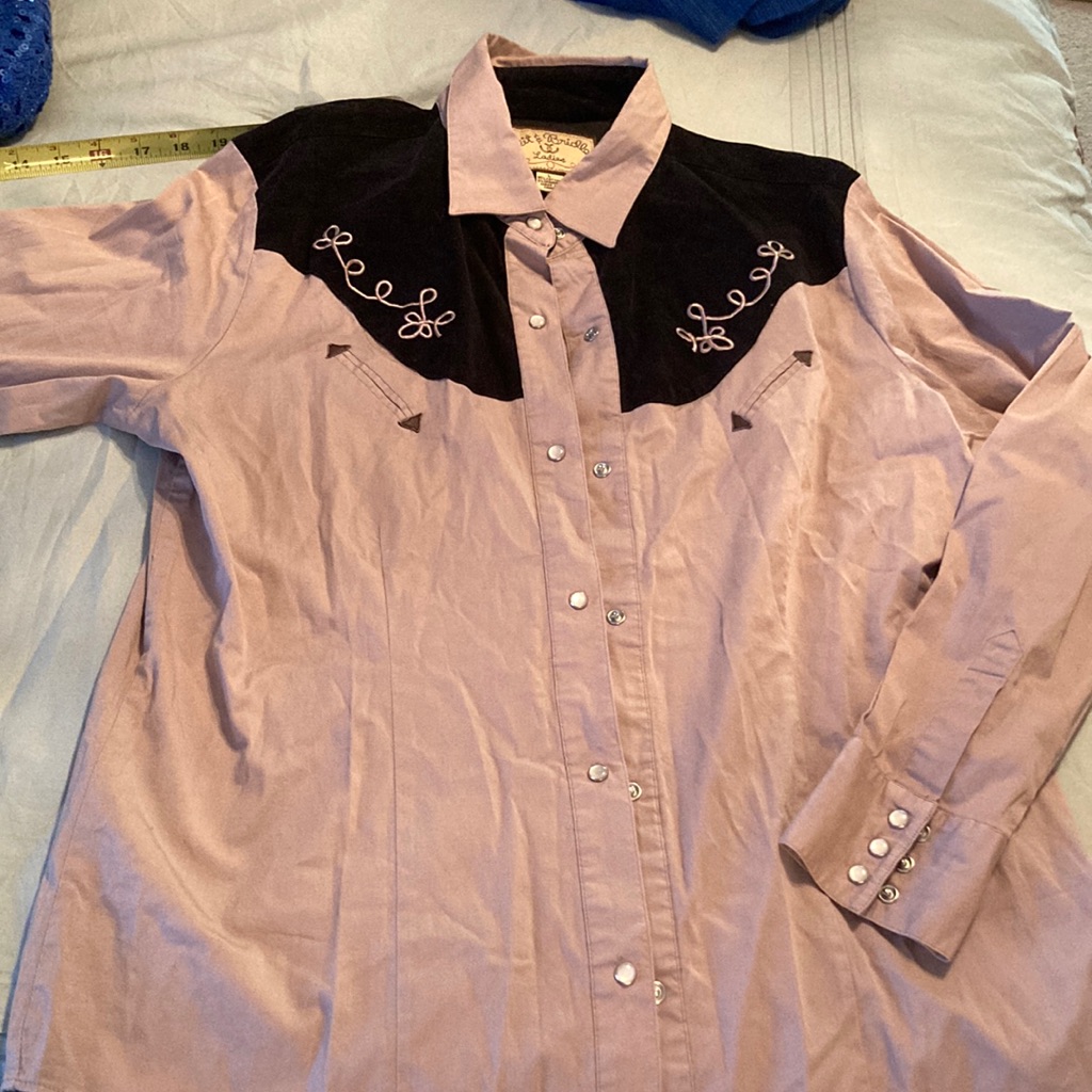 Western Shirt Bit Bridle Blouse New Western Western Shirt Bit Bridle Blouse New Western
